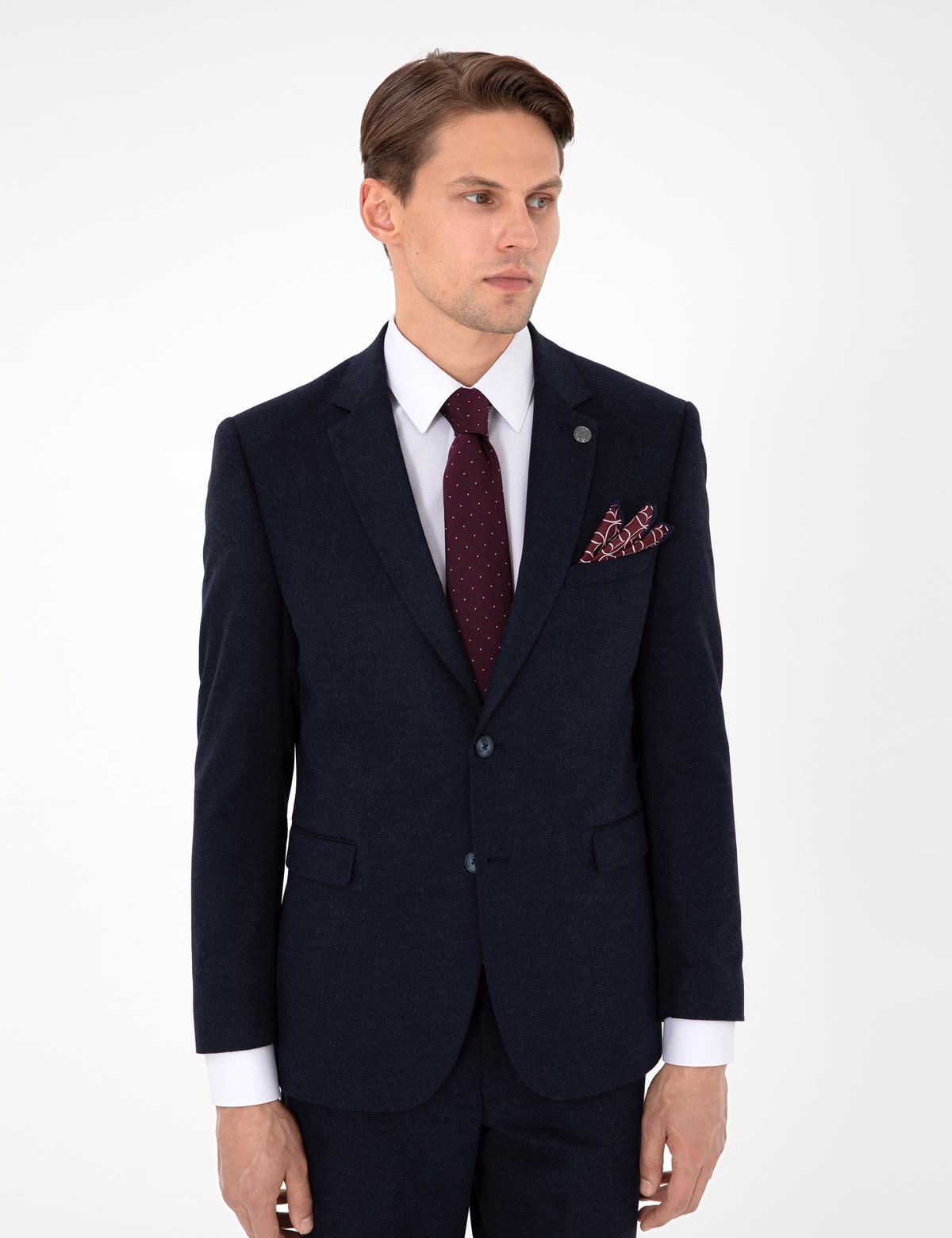 Lacivert Slim Fit Takım Elbise - 50292940050