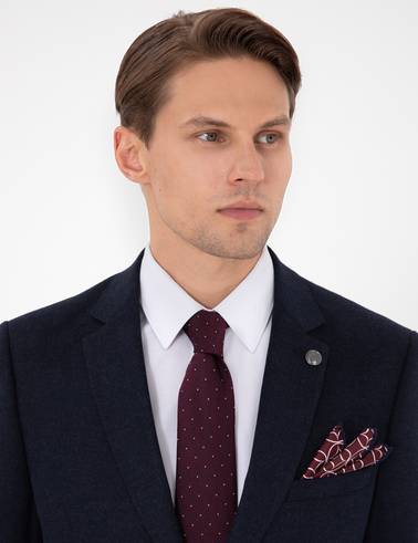 Lacivert Slim Fit Takım Elbise