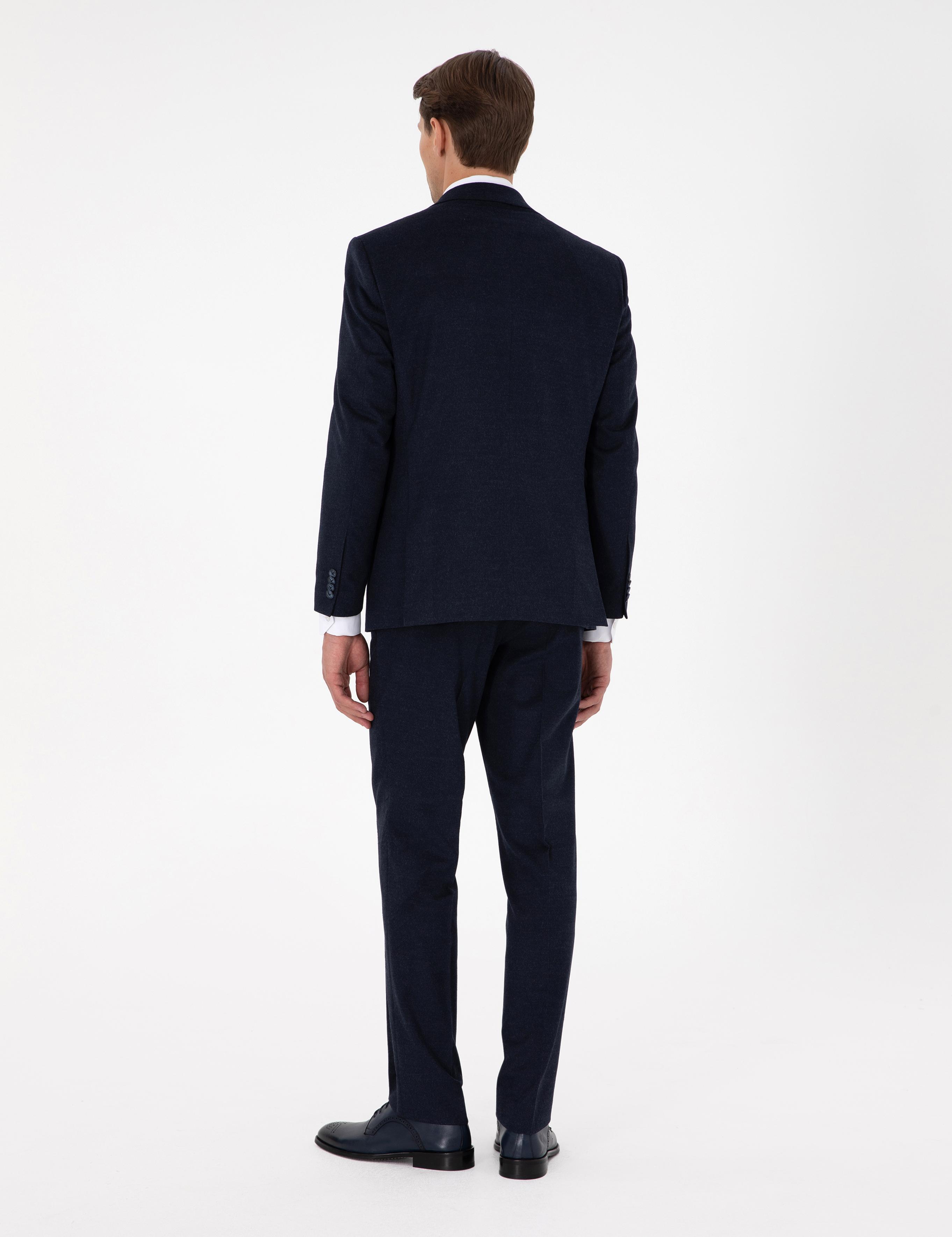 Lacivert Slim Fit Takım Elbise