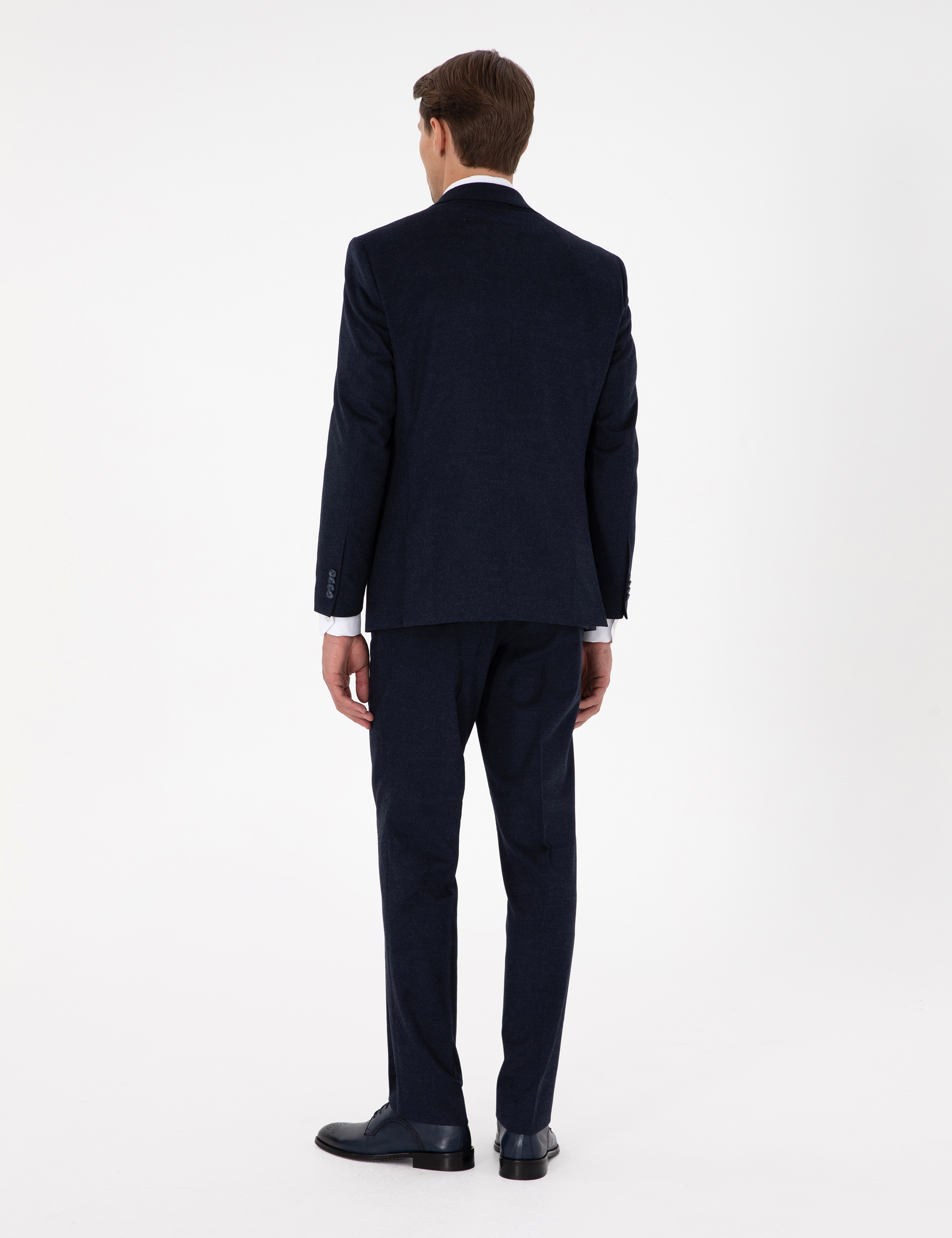 Lacivert Slim Fit Takım Elbise - Image 5