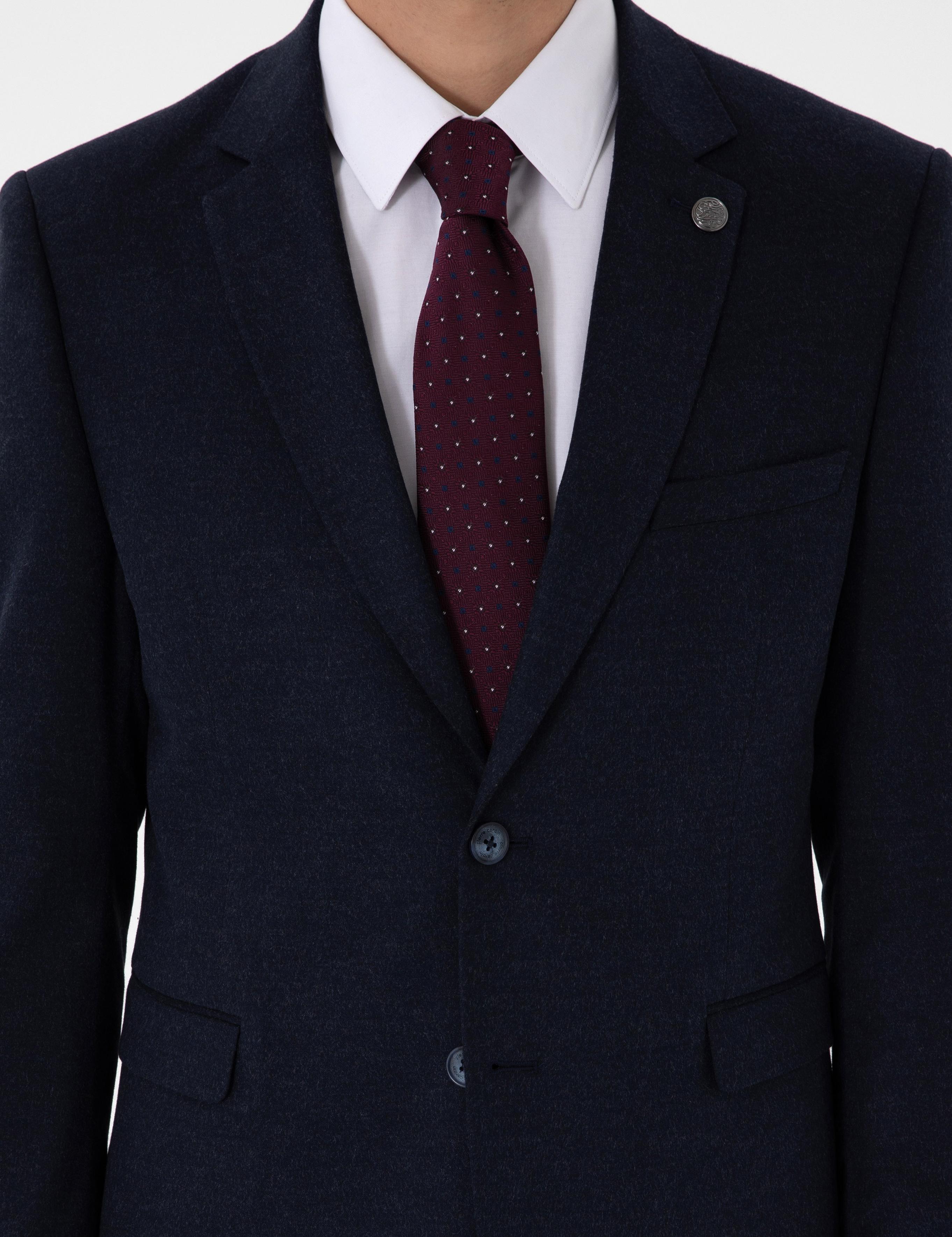 Lacivert Slim Fit Takım Elbise