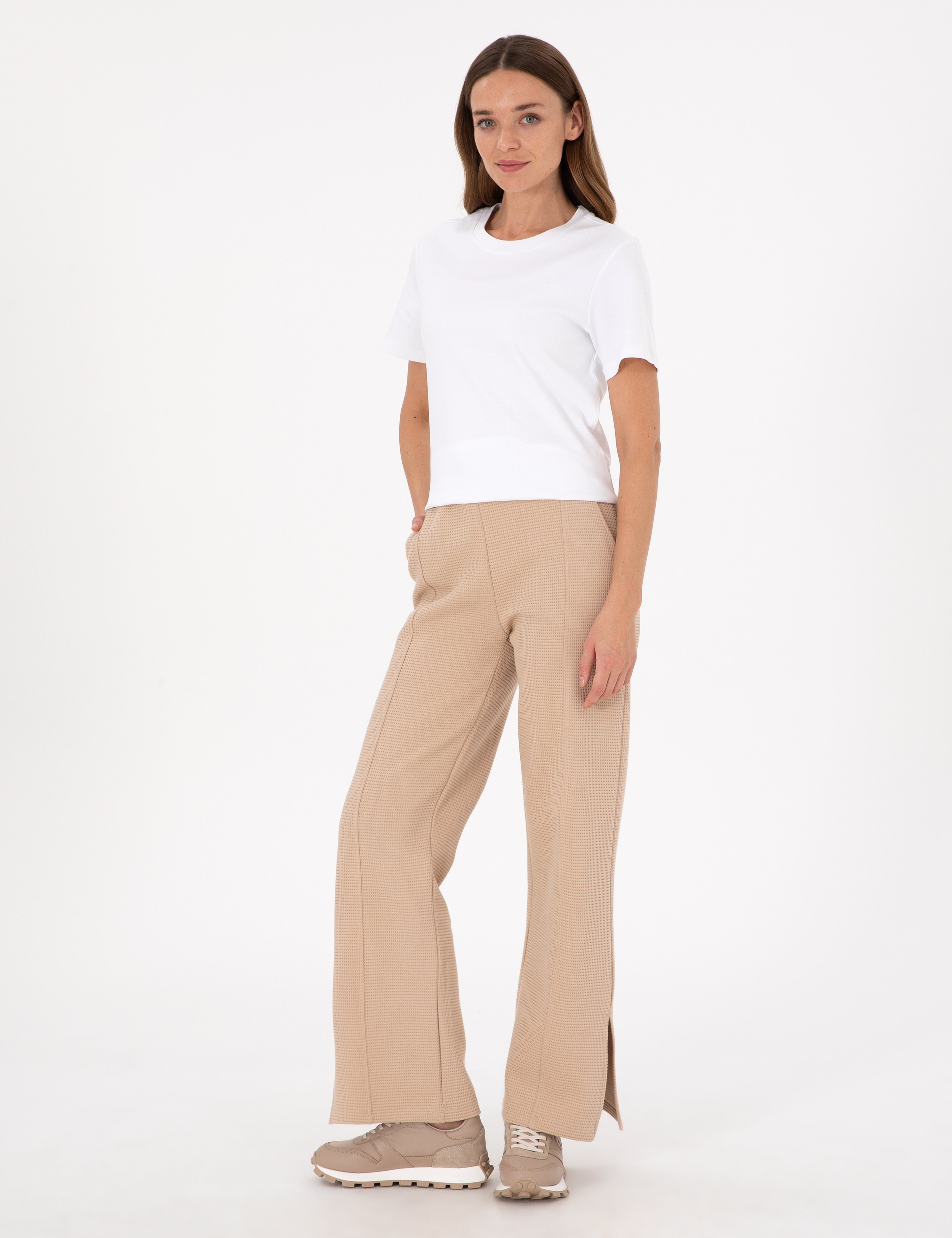 Bej Jogger Fit Eşofman Altı