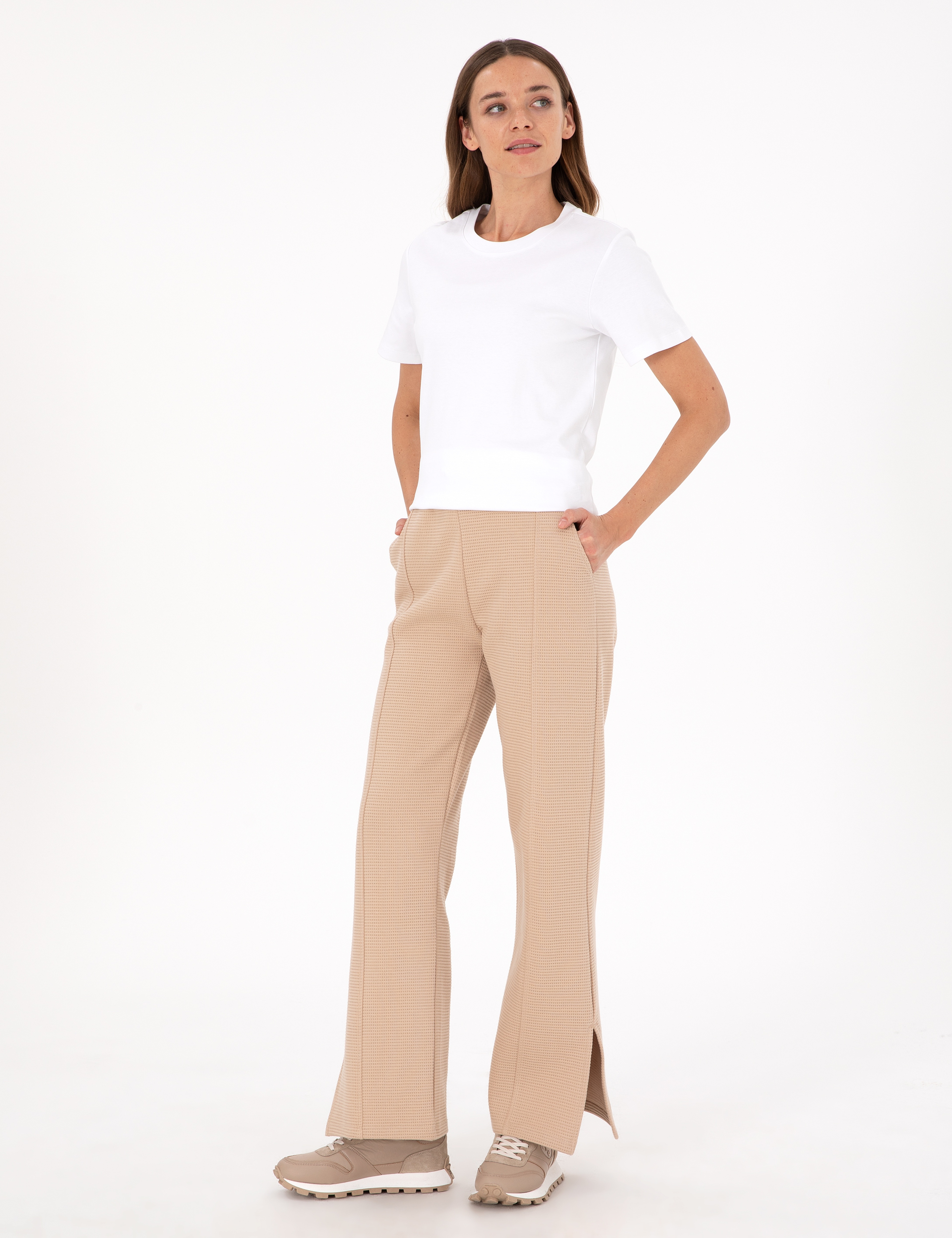 Bej Jogger Fit Eşofman Altı - Image 3