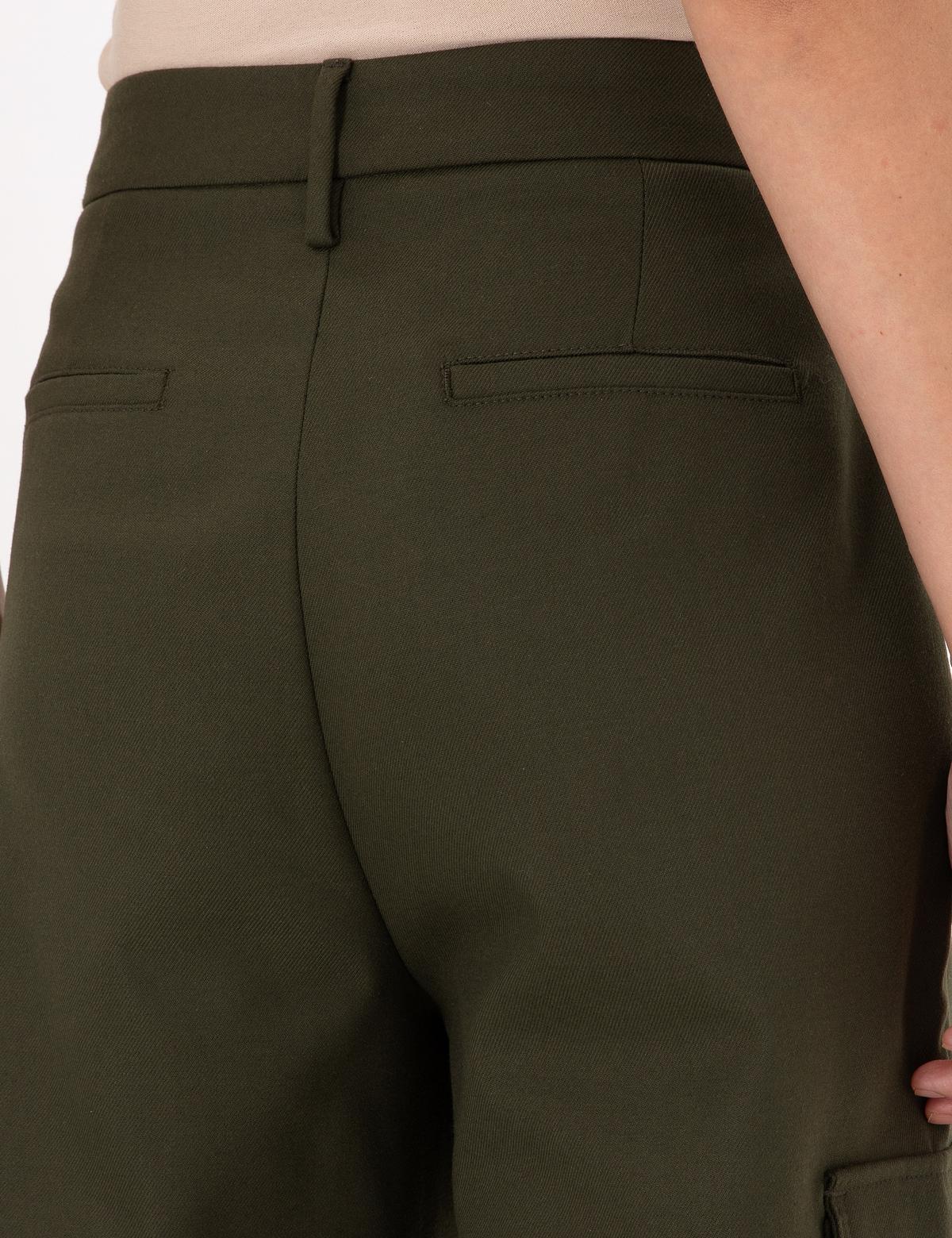 Haki Flare Fit Kumaş Pantolon - 50290400021