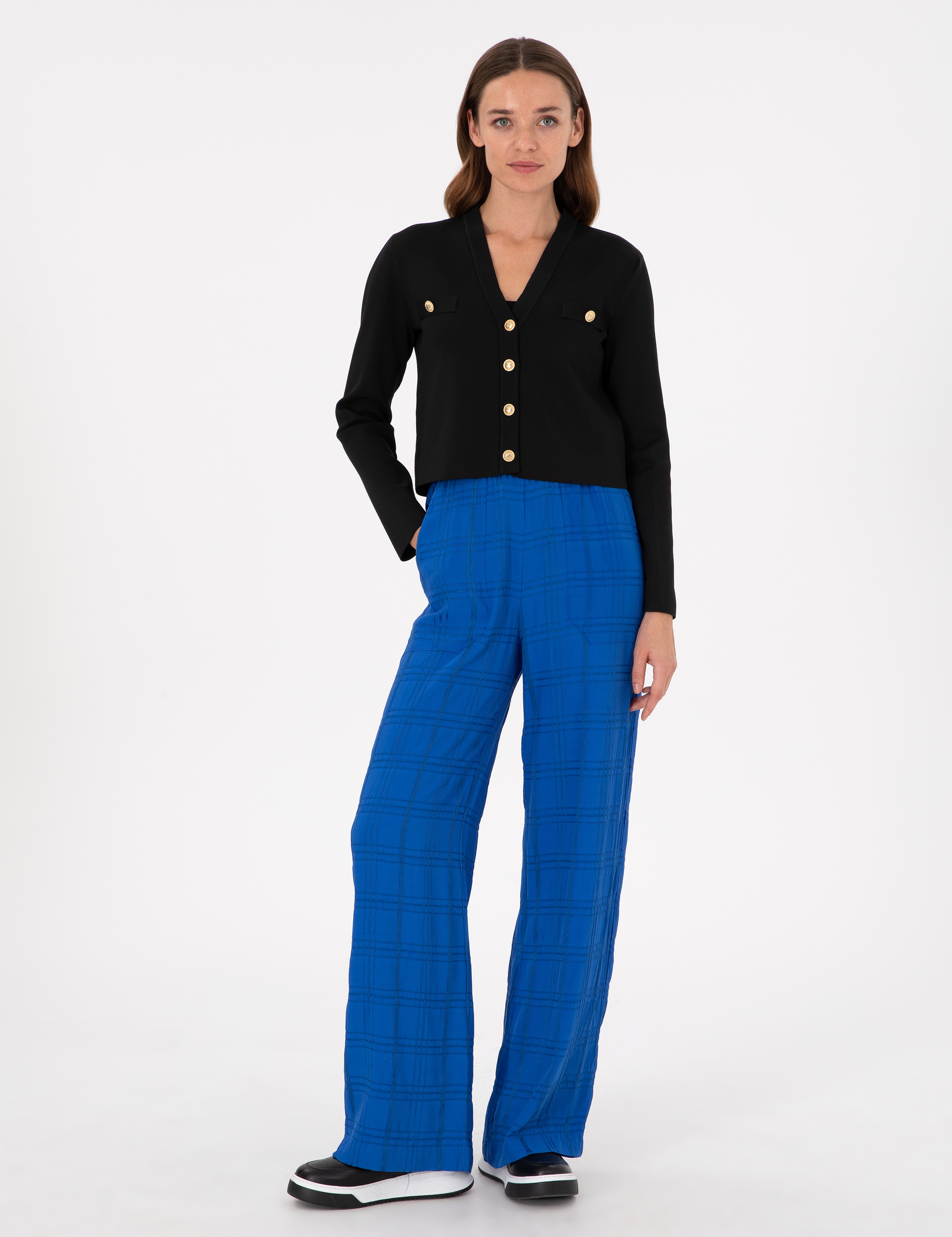 Saks Loose Fit Kanvas Pantolon - Image 1