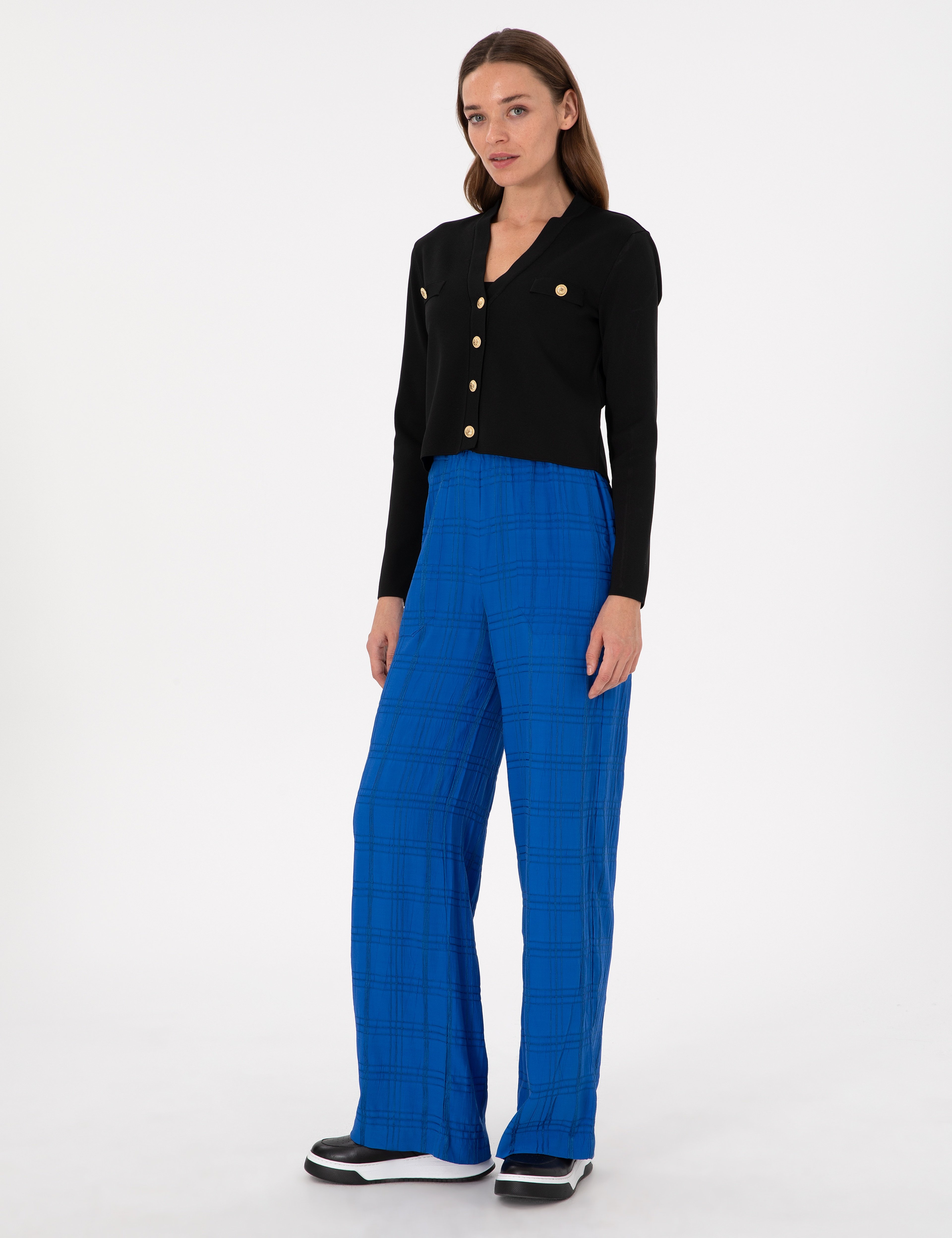 Saks Loose Fit Kanvas Pantolon