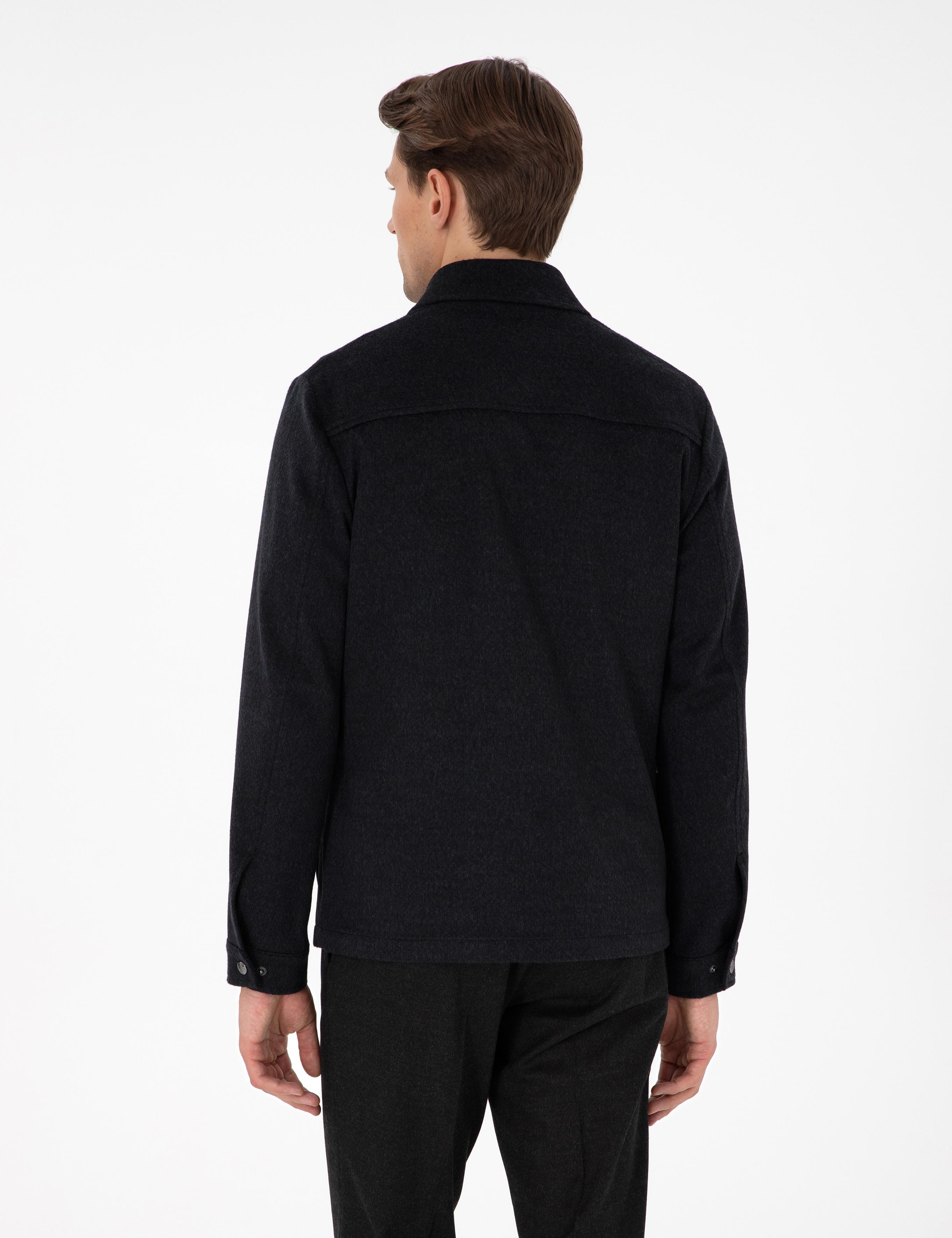 Antrasit Regular Fit Ceket