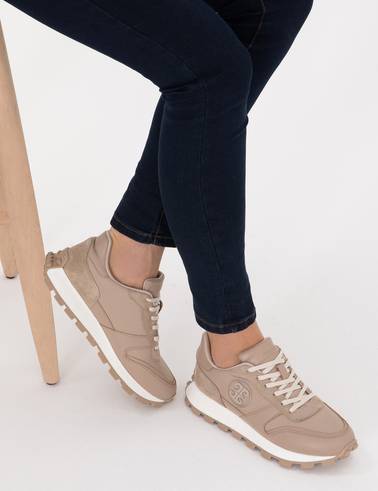 Bej Sneaker