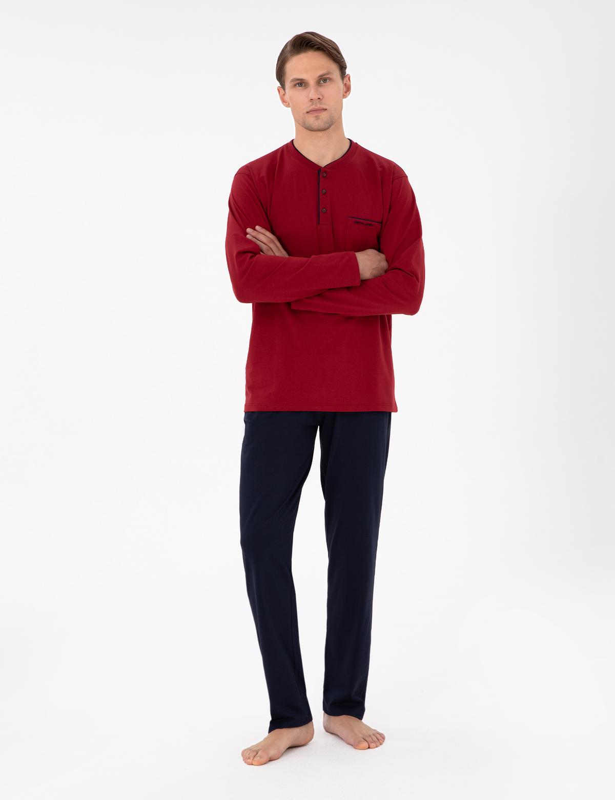 Bordo Pijama Takımı & İç Çamaşır Seti - 50306729002