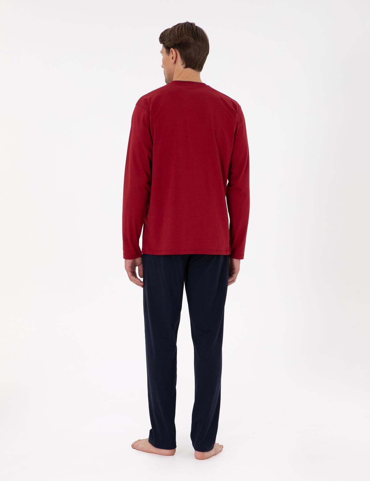 Bordo Pijama Takımı & İç Çamaşır Seti - 50306729002