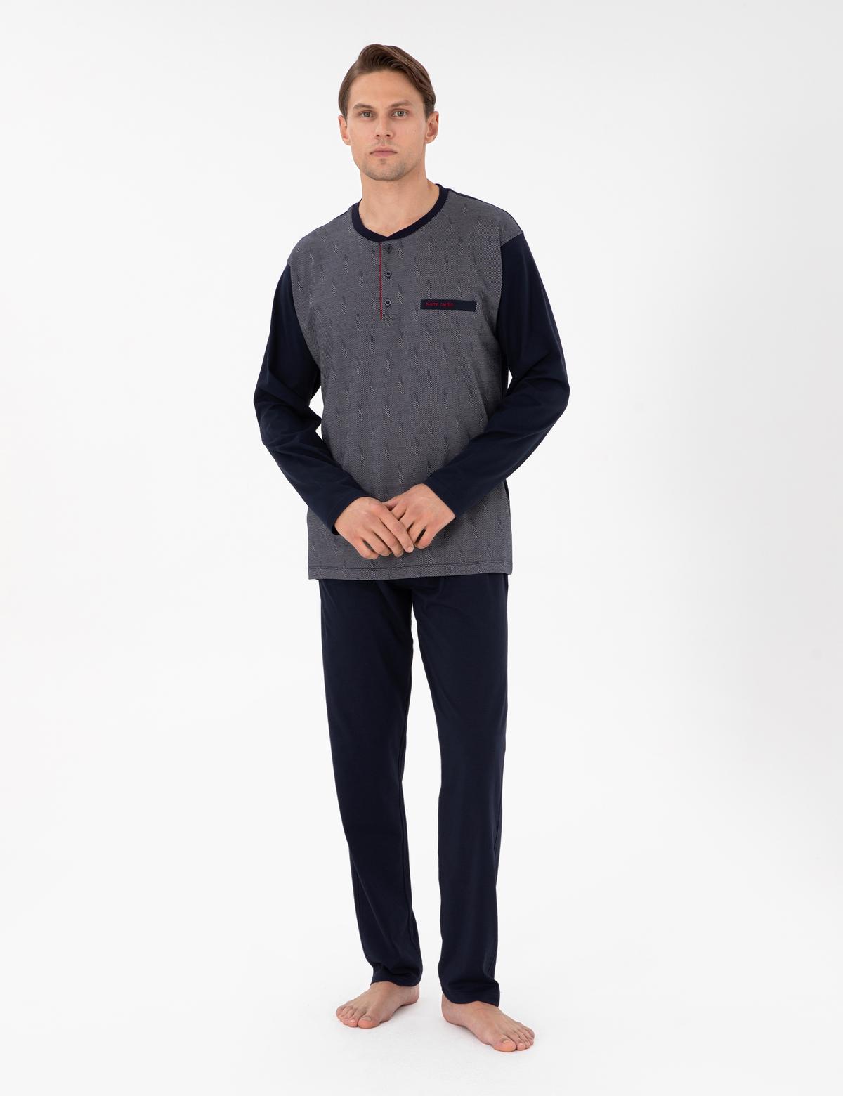 Lacivert Pijama Takımı - 50306699006