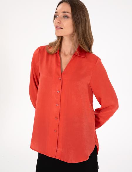 Nar Çiçeği Comfort Fit Uzun Kollu Gömlek - 50299619018