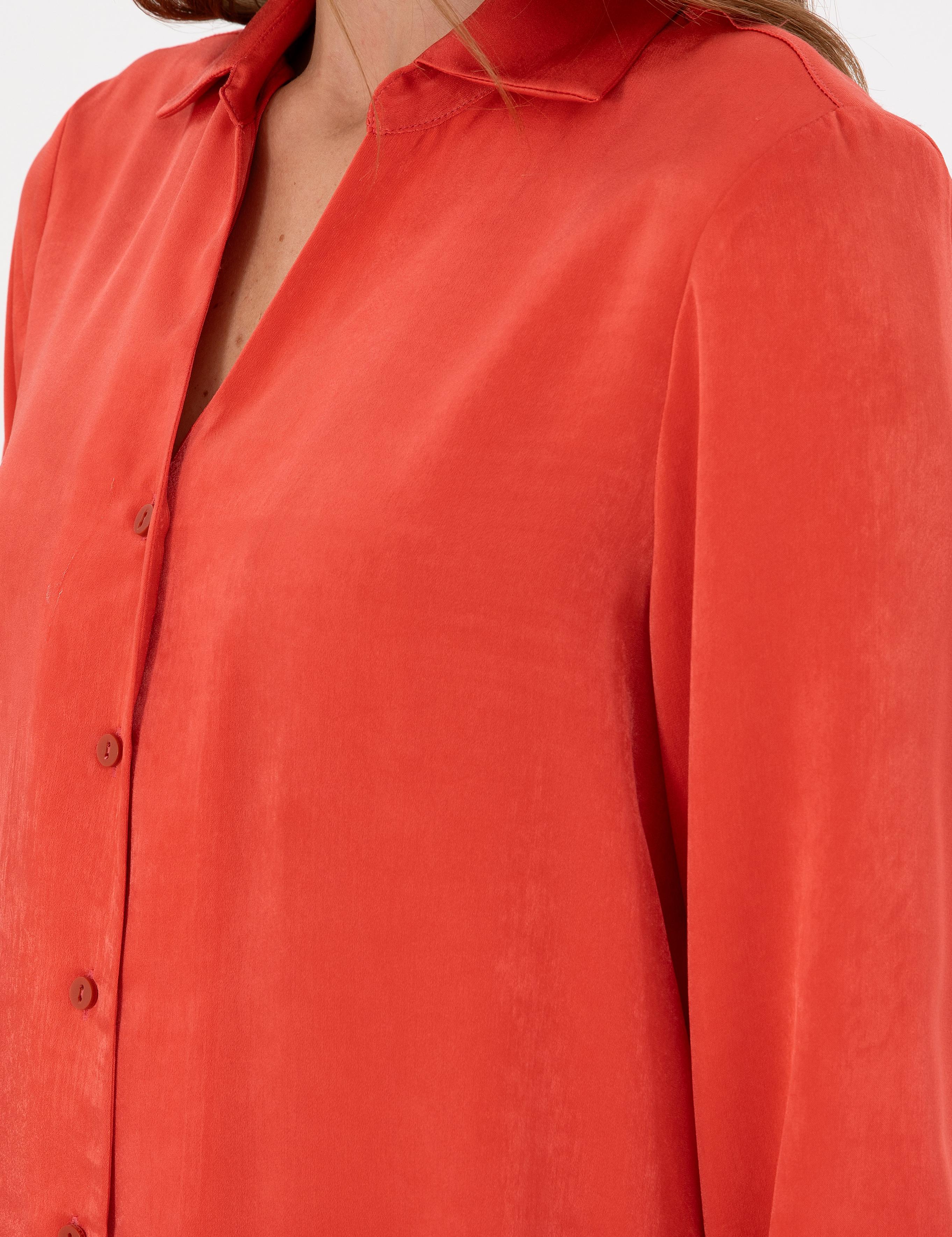 Nar Çiçeği Comfort Fit Uzun Kollu Gömlek