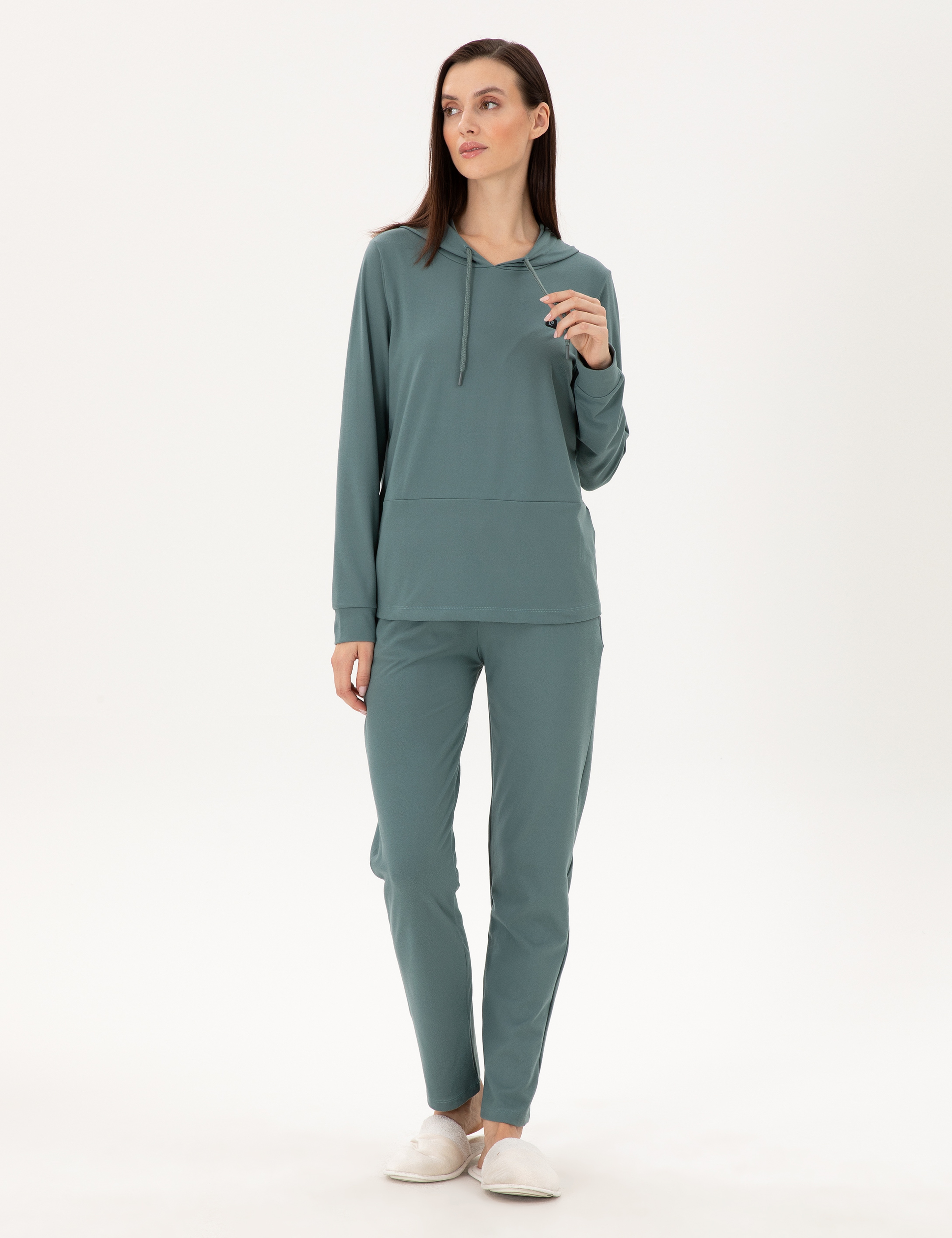 Koyu Yeşil Pijama Takımı - Image 4