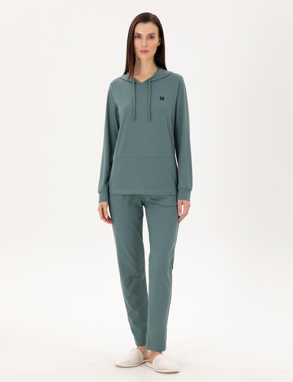 Koyu Yeşil Pijama Takımı