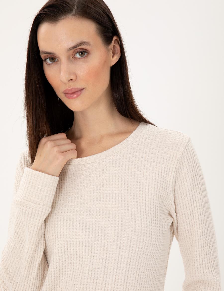 Ekru Pijama Takımı