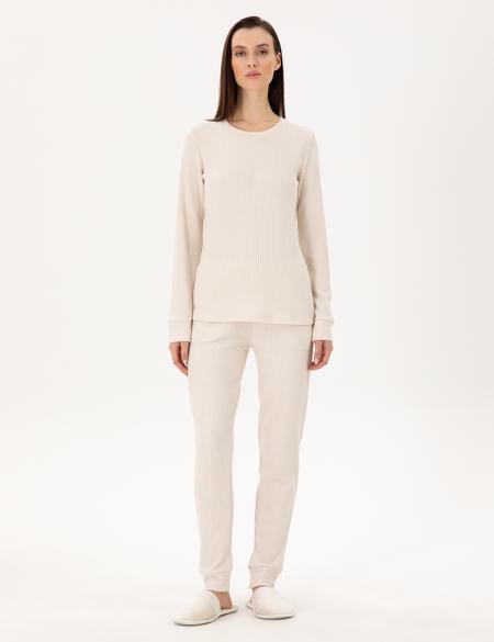 Ekru Pijama Takımı - 50311336002