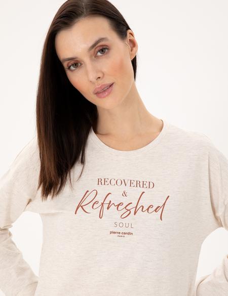 Krem Melanj Pijama Takımı - 50311128003