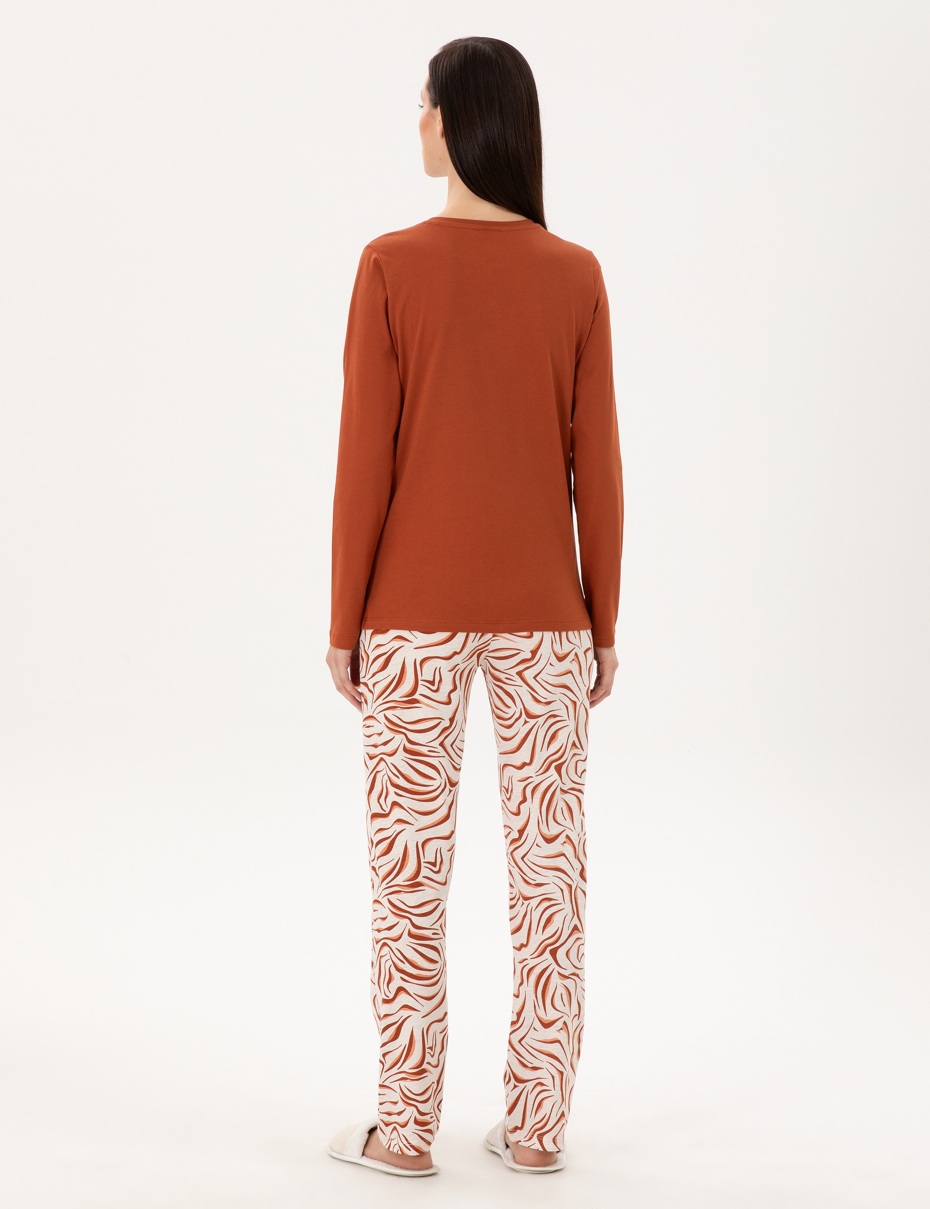 Açık Kahverengi Pijama Takımı - Image 5