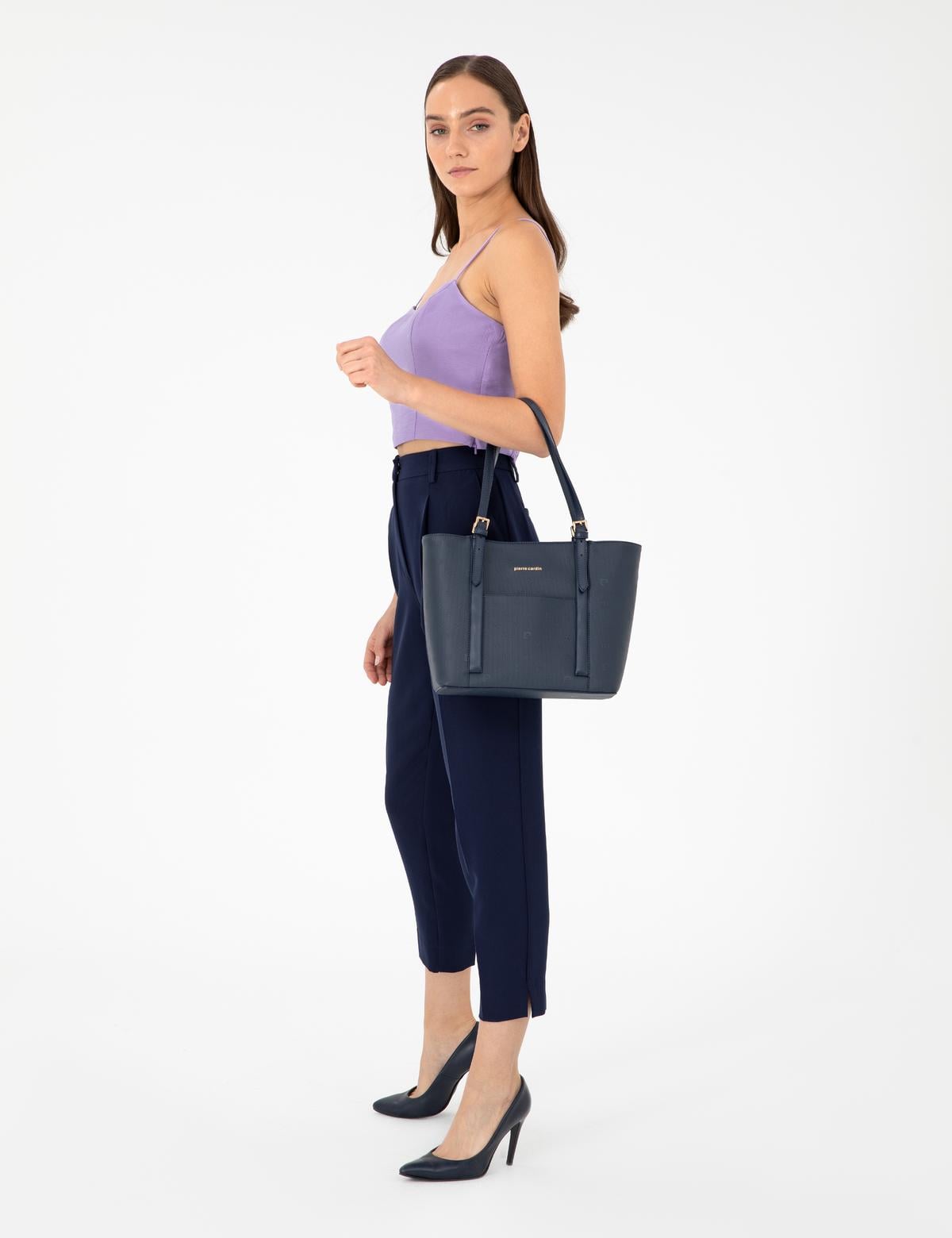 Lacivert Omuz Çantası