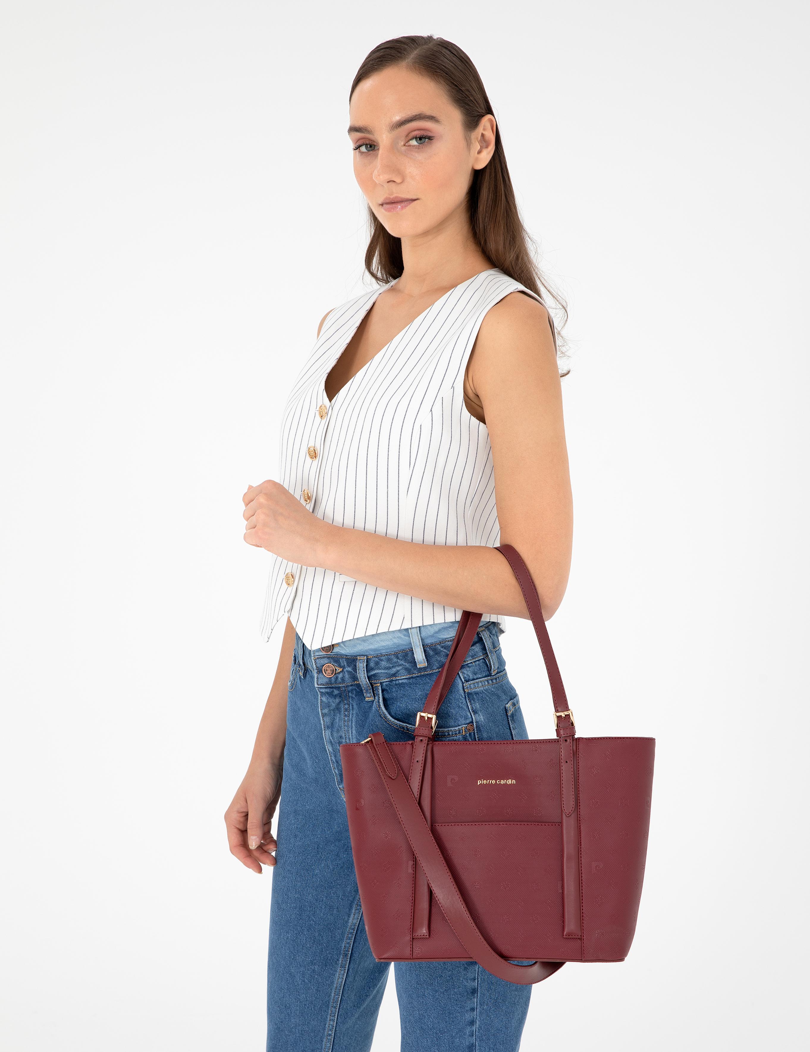 Bordo Omuz Çantası