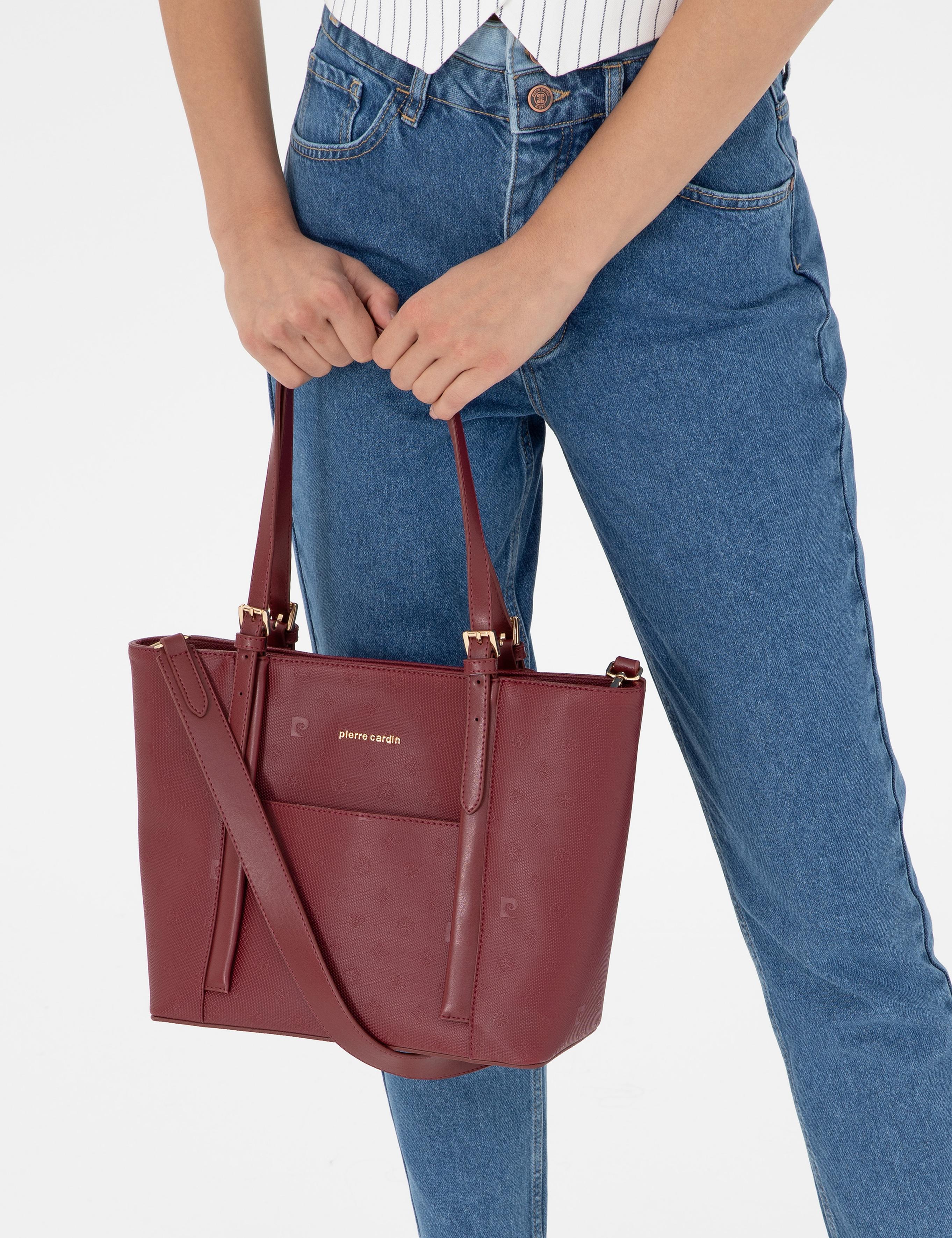 Bordo Omuz Çantası