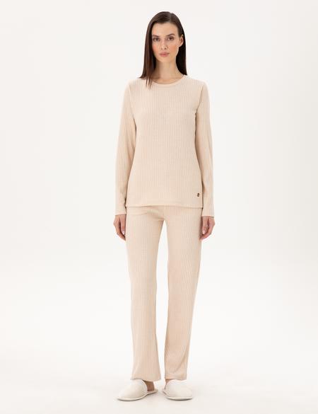 Bej Pijama Takımı - 50311327008