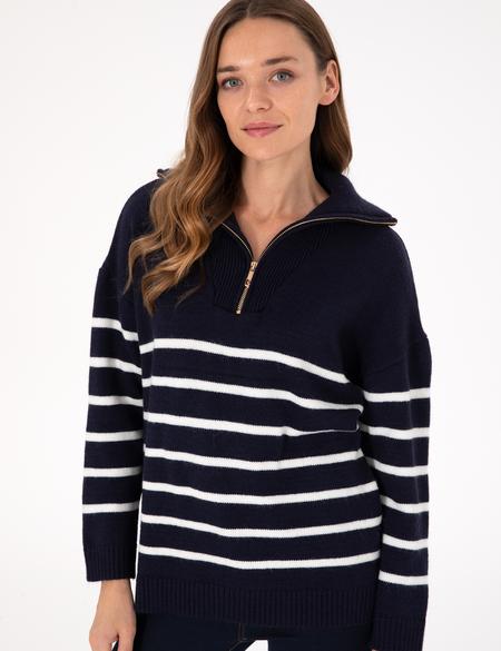 Lacivert Comfort Fit Kazak - 50300089010