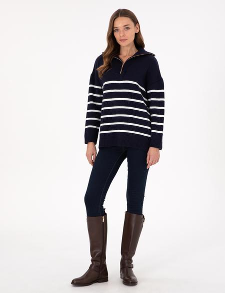 Lacivert Comfort Fit Kazak - 50300089010