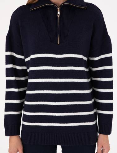 Lacivert Comfort Fit Kazak
