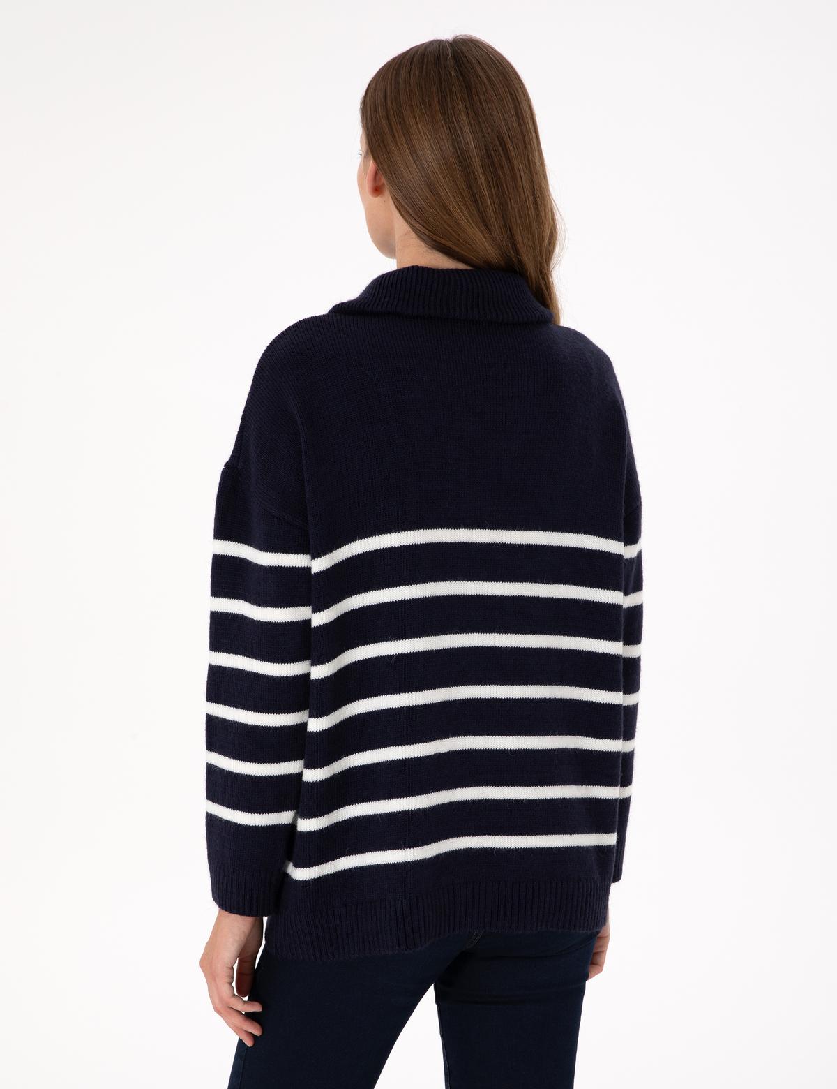 Lacivert Comfort Fit Kazak - 50300089010