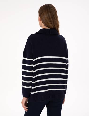 Lacivert Comfort Fit Kazak