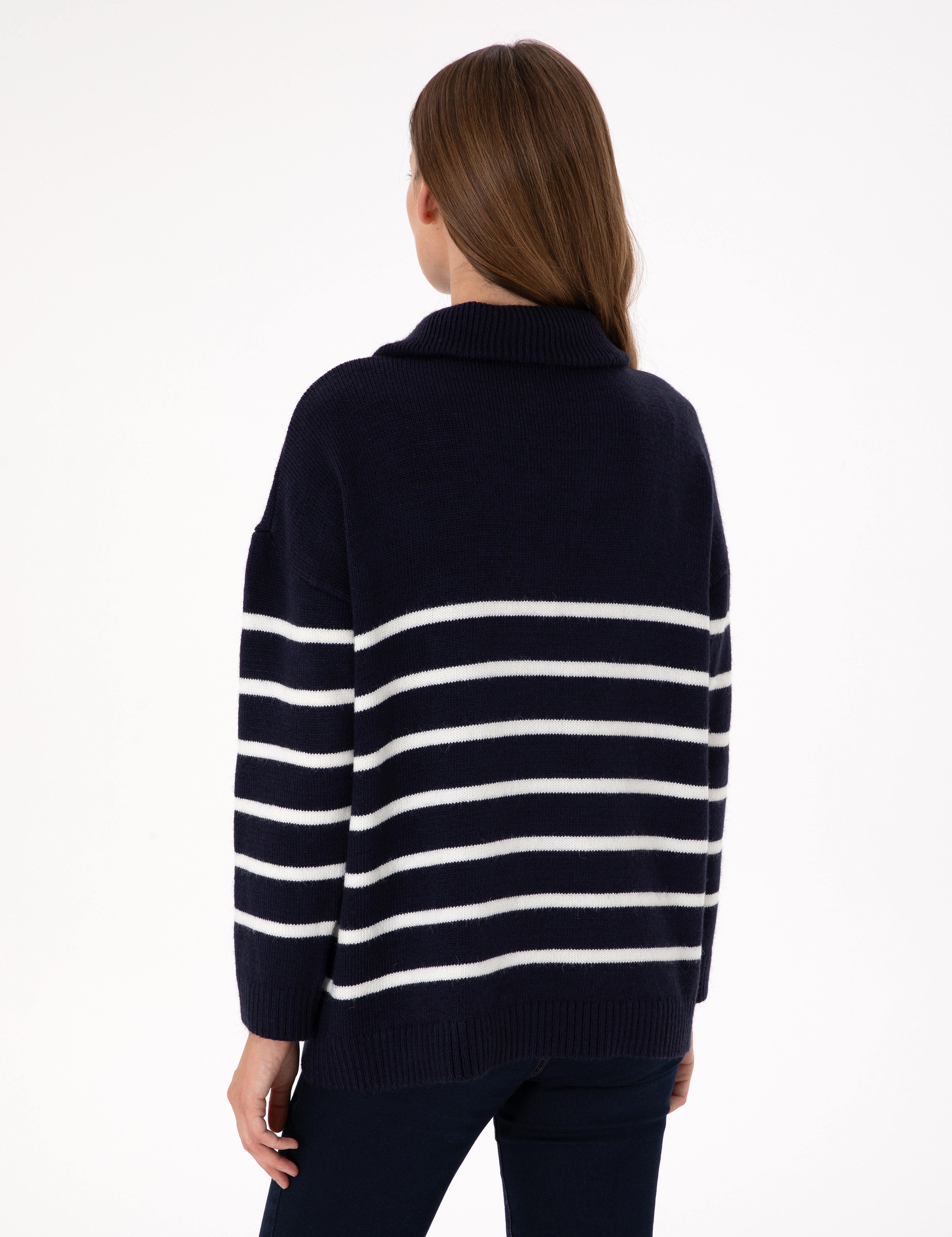 Lacivert Comfort Fit Kazak