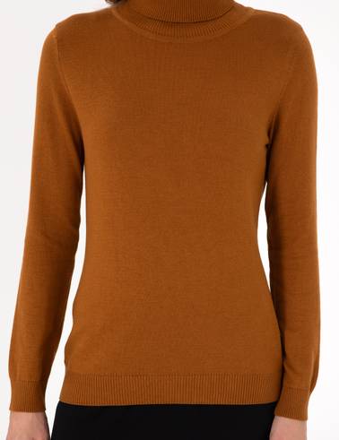 Coconut Slim Fit Balıkçı Yaka Basic Kazak
