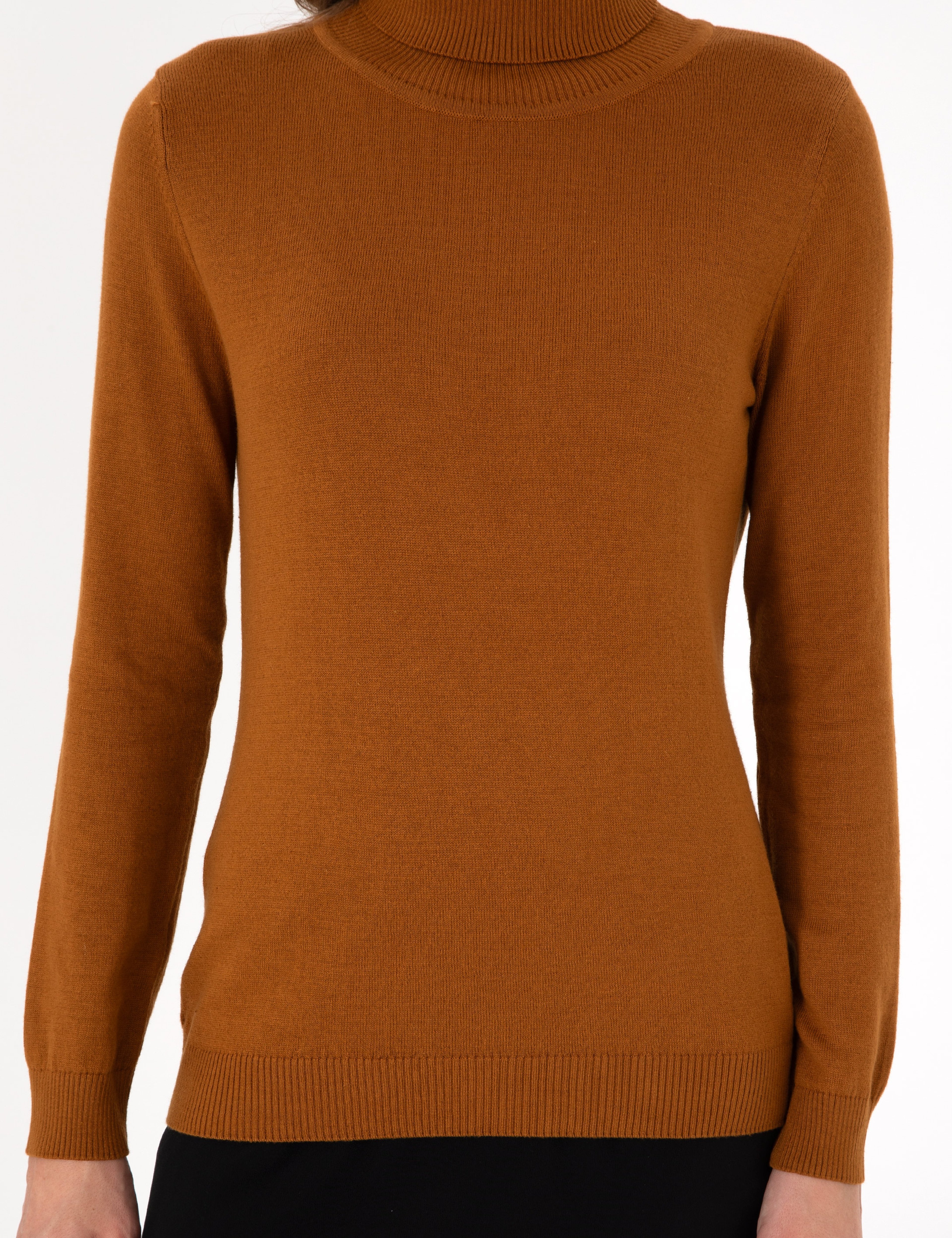Coconut Slim Fit Balıkçı Yaka Basic Kazak