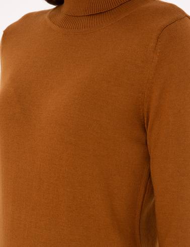 Coconut Slim Fit Balıkçı Yaka Basic Kazak