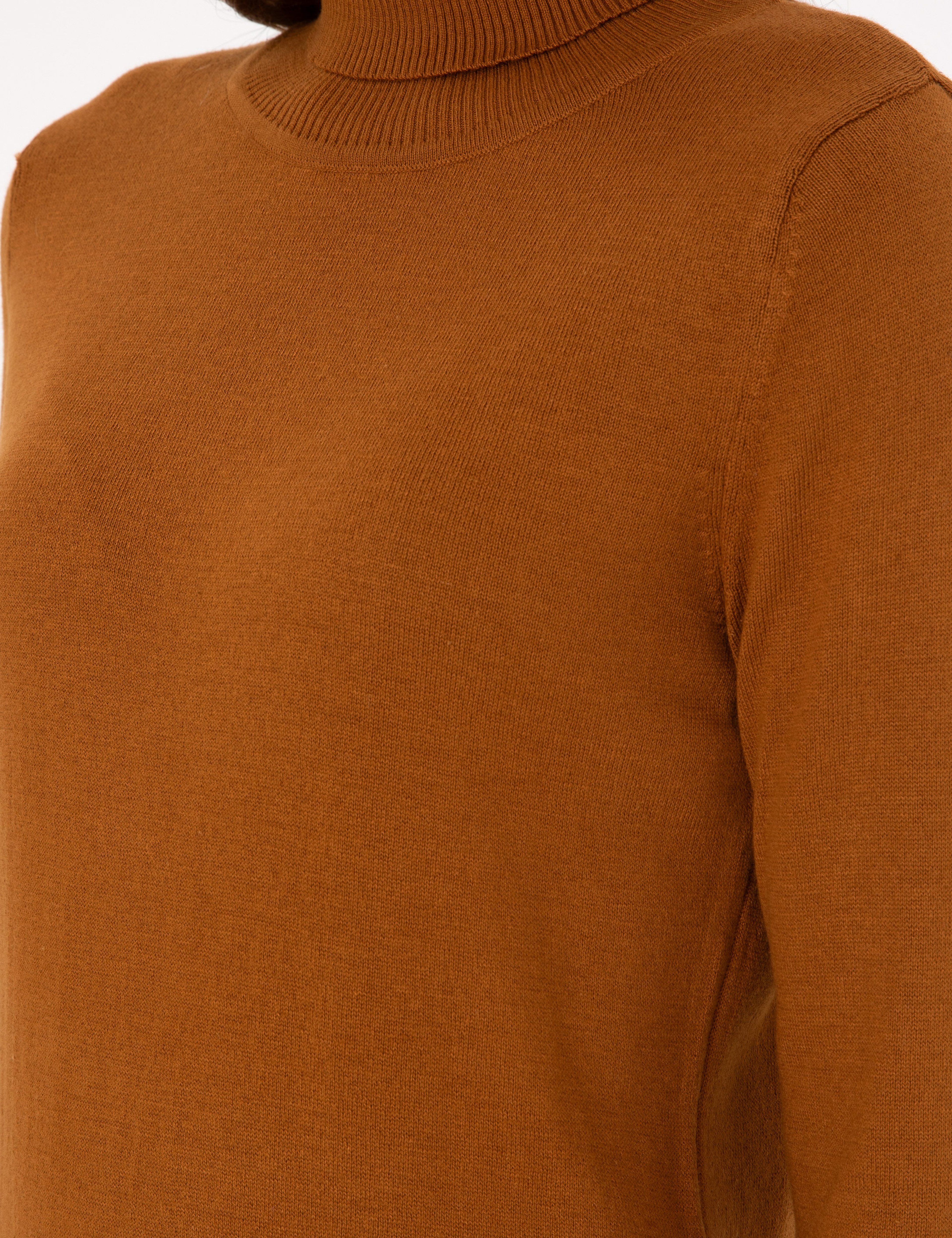 Coconut Slim Fit Balıkçı Yaka Basic Kazak - Image 7