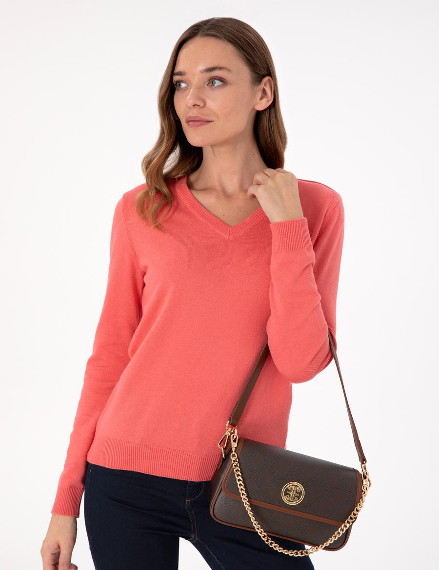 Kahverengi Omuz Çantası