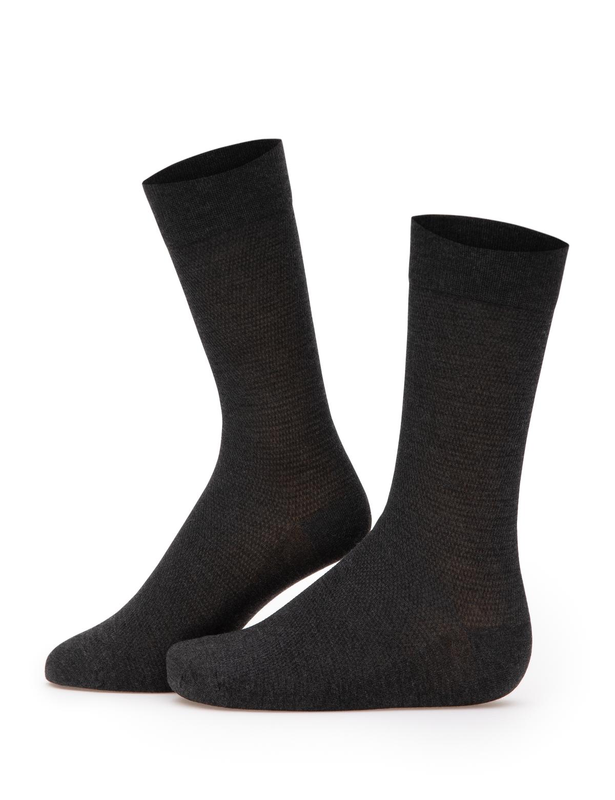 Erkek Bambu Karışımlı 3'lü Paket Turuncu Soket Basic Çorap - 50304465005