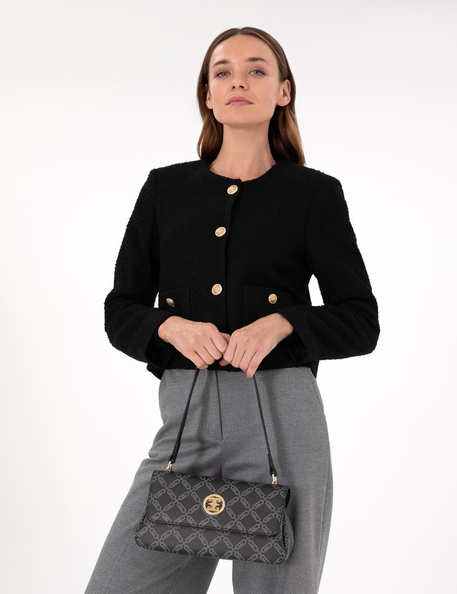 Siyah Omuz Çantası