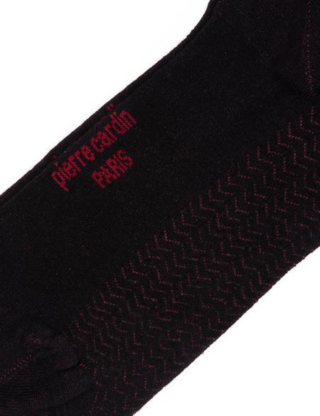 Erkek Bambu Karışımlı Bordo Soket Desenli Çorap - 50304462006