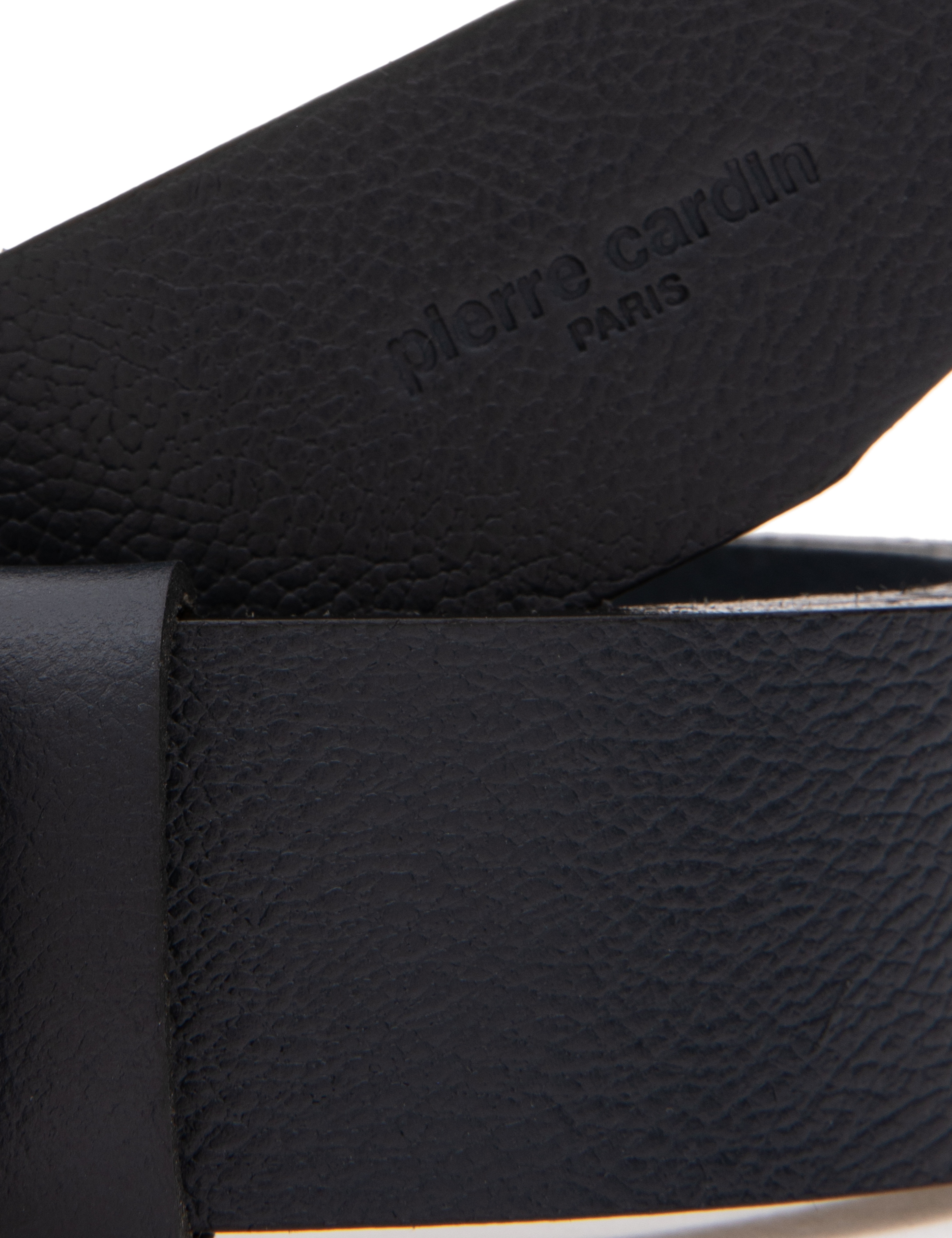 Lacivert %100 Deri Denim Kemer