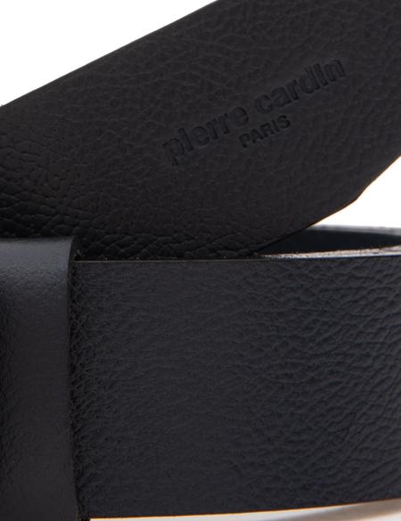 Lacivert %100 Deri Denim Kemer - 50305128011