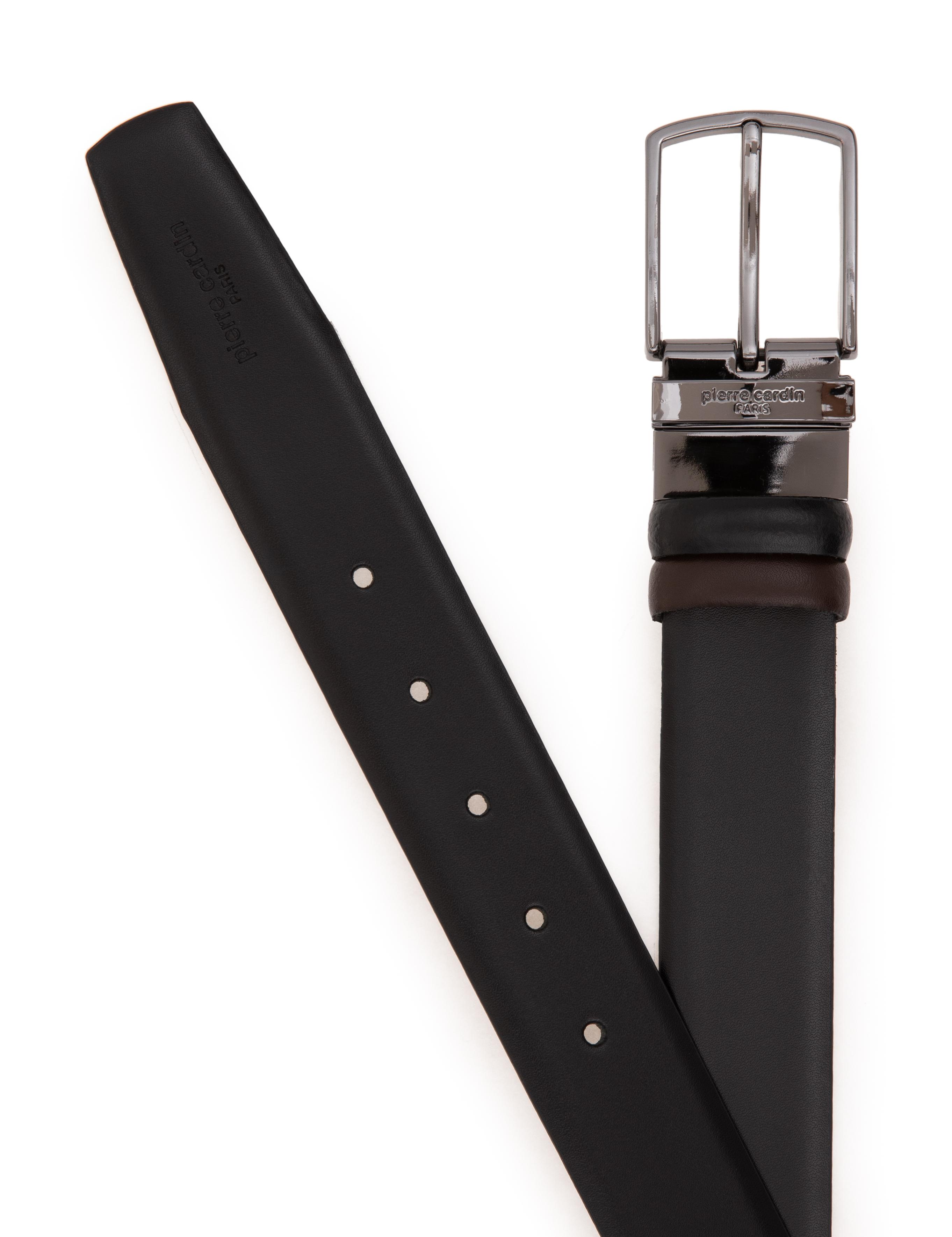 Siyah Çift Taraflı Kemer