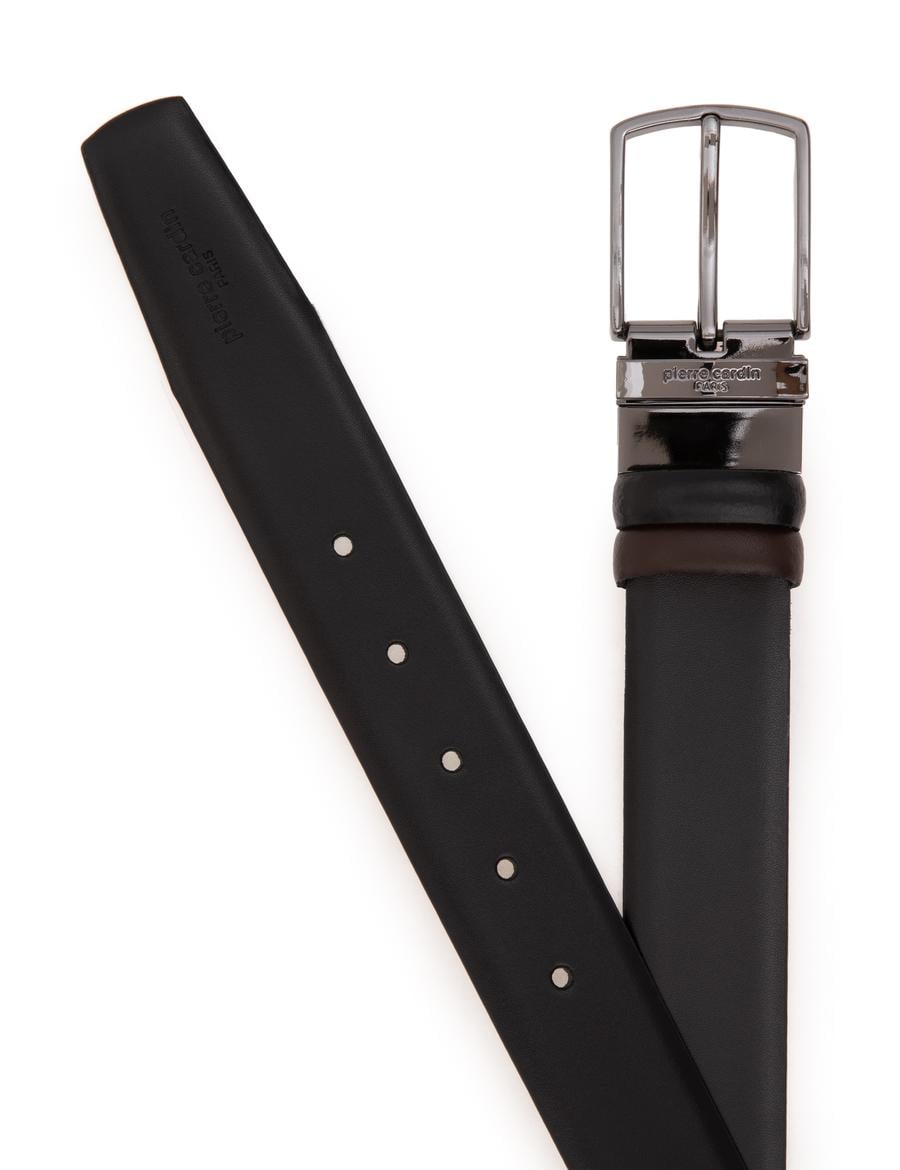 Siyah Çift Taraflı Kemer