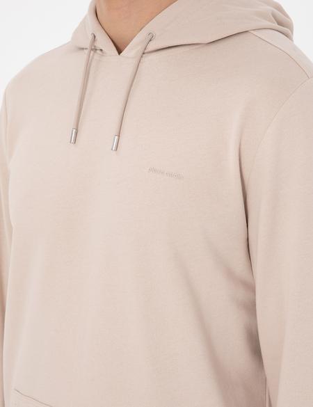 Taş Regular Fit Kapüşonlu İçi Polarlı Sweatshirt - 50298987036