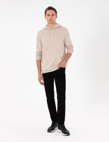 Taş Regular Fit Kapüşonlu Sweatshirt