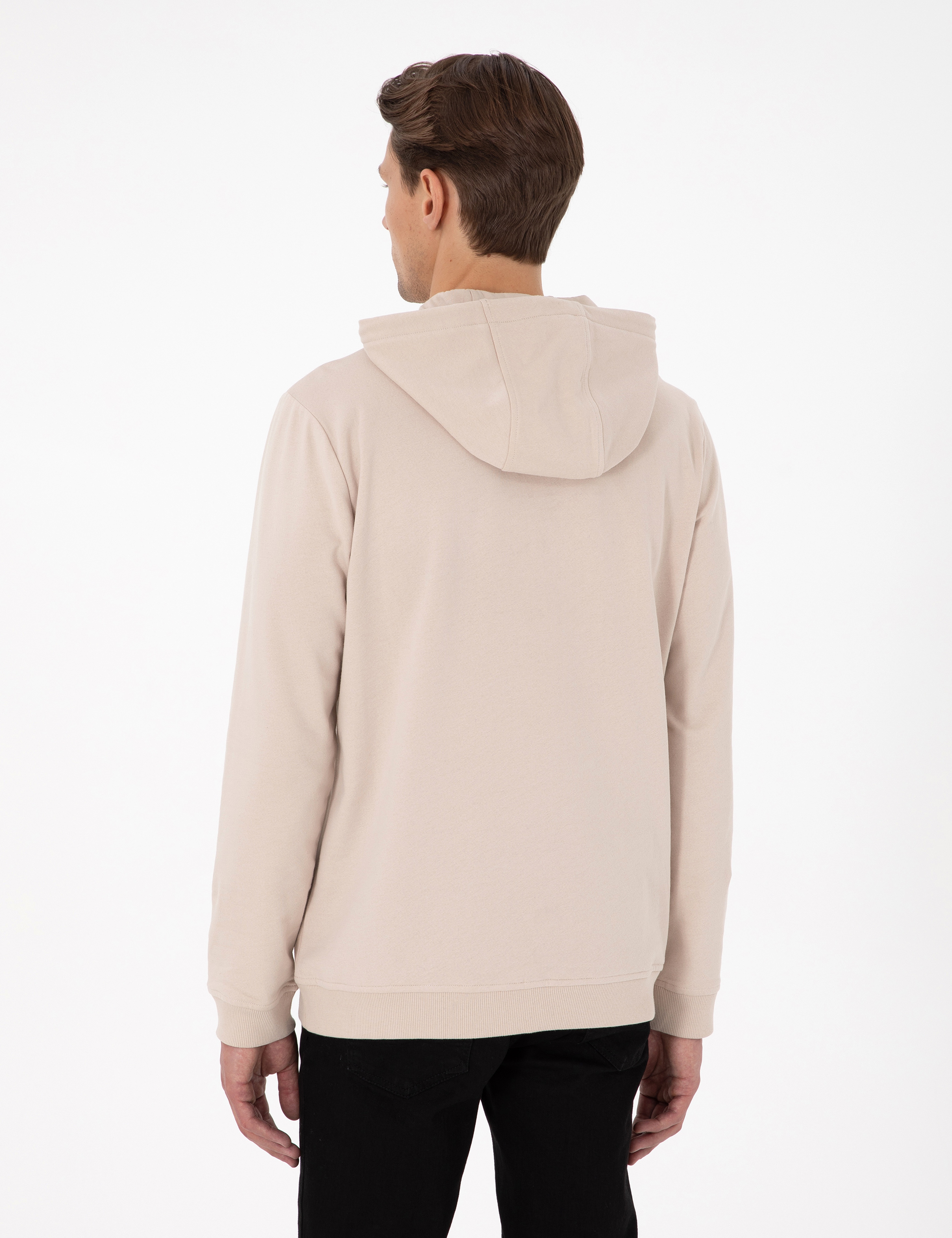 Taş Regular Fit Kapüşonlu Sweatshirt