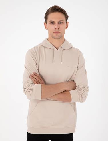 Taş Regular Fit Kapüşonlu Sweatshirt