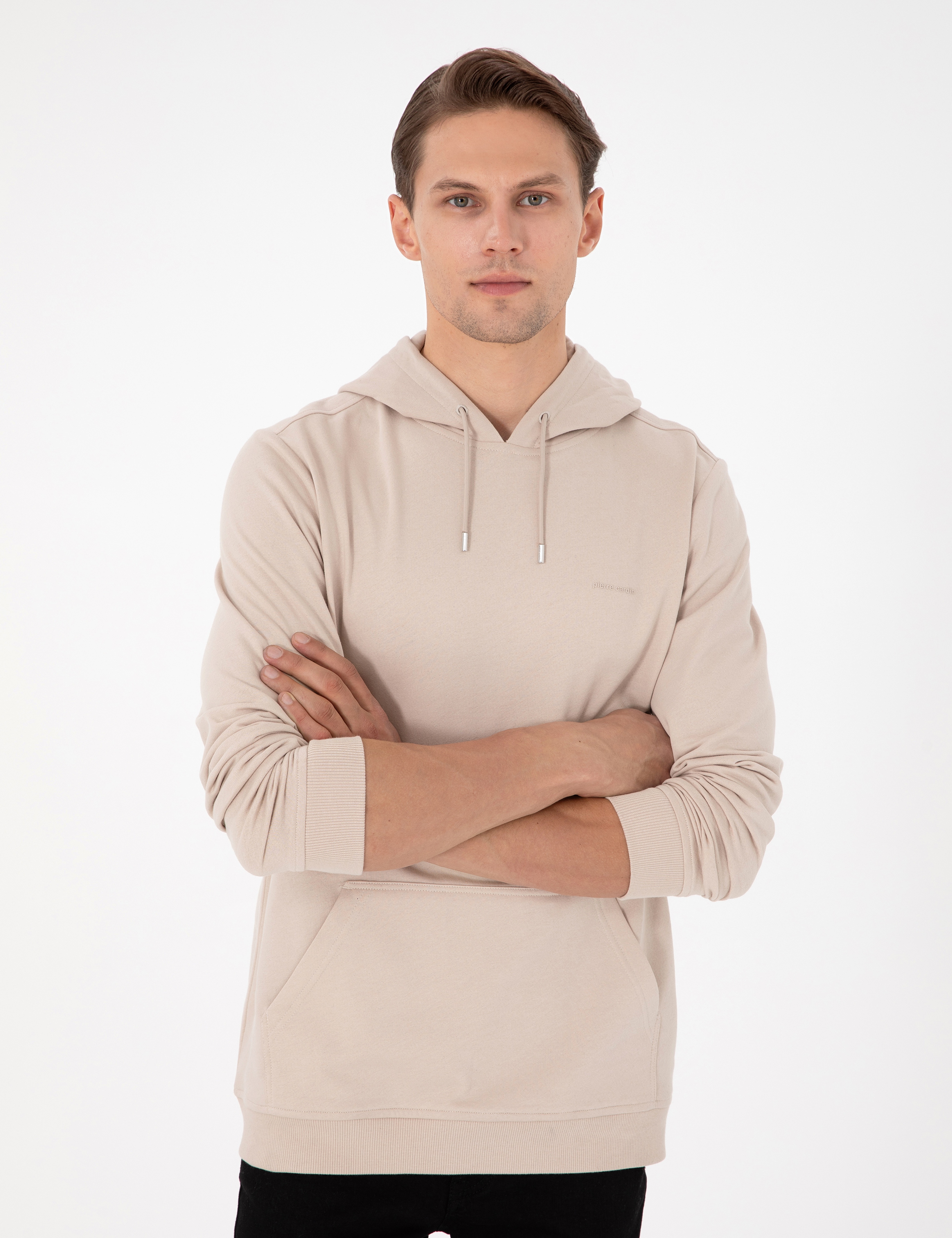 Taş Regular Fit Kapüşonlu Sweatshirt - Image 3